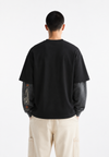 Los Angeles Black/Grey Full Sleeves tee