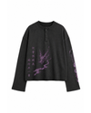 Shadow Dragon Waffle Henley T-Shirt