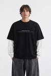 Sensitive Black/ White Full sleeves t shirt