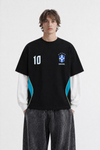 Neymar Black/White full Sleeves t shirt