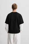 Saint Black/White full Sleeves t shirt
