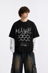 Hive Black/White Full Sleeves Tee
