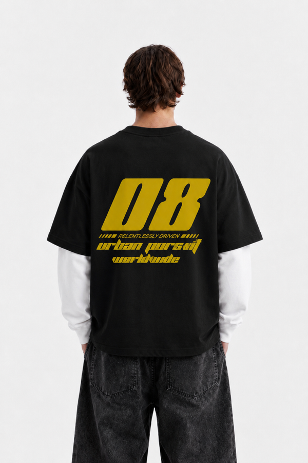 Relentless Black/White full Sleeves t shirt